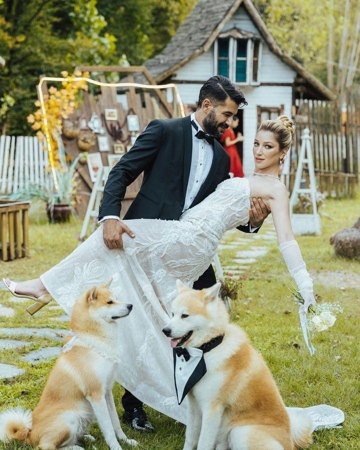 Türkiyəli aktyor evləndi - FOTOLAR